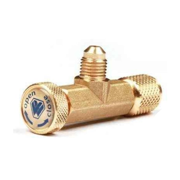 Réz elzáró szelep split rendszerhez 1/4" SAE