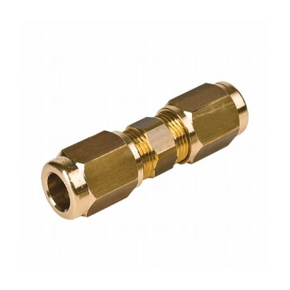 Réz kétrészes önzáró csőkapcsoló 1/4"-1/4"