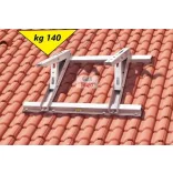 Klímatartó ferde háztetőre 1000x480 mm, állítható 12°- 28° között, 140kg
