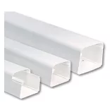 Klímacsatorna 125X75 mm (Kiszerelés: 2m/szál)