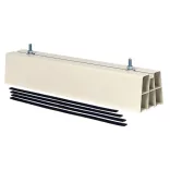 Klímatartó lapos tetőre 90x80x350 mm