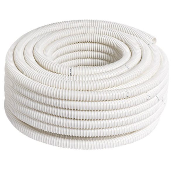 Spirál cső pvc 18 mm fehér színű 1 tek/ 30m