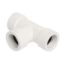 Merev csőhöz T- idom pvc 25mm fehér színű 