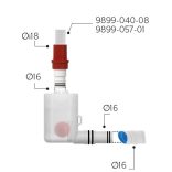 Mini 2 Szifon süllyesztett dobozban, komplett 