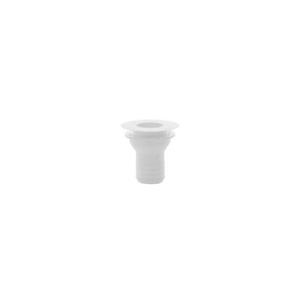 Kondenzvíz elvezető csatlakozó tálcához, menetes d=25 mm, cső d=20 mm egyenes