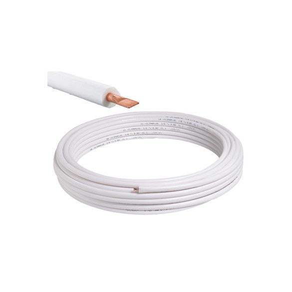 Rézcső szigetelt vegytiszta lágy 1/4"x1mm (25m/tek.)