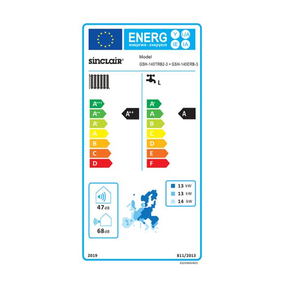 SINCLAIR S-THERM ONTARIO ALL-IN-ONE GSH-140TRB2-3 + GSH-140ERB-3