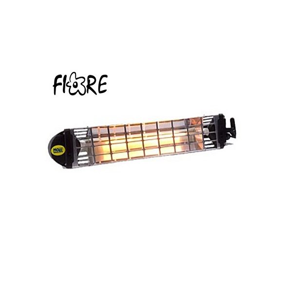 Fiore Infra hősugárzó 1800W, IP65, fekete kapcsolóval és vezetékkel