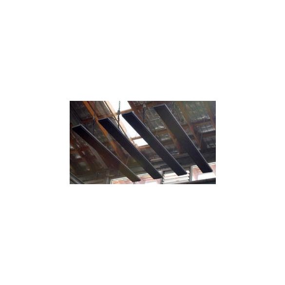 HOT TOP sötétsugárzó infra panel 2400W IP55 Dimmer (távirányítóval, 3 fokozat) szürke színű