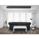 HOT TOP sötétsugárzó infra panel 2400W IP55 Dimmer (távirányítóval, 3 fokozat) szürke színű