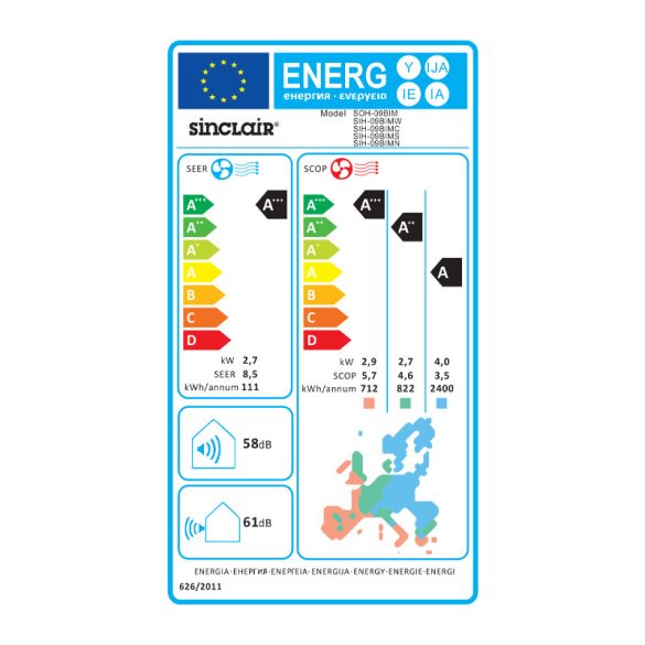 SINCLAIR MARVIN SOH-09BIM